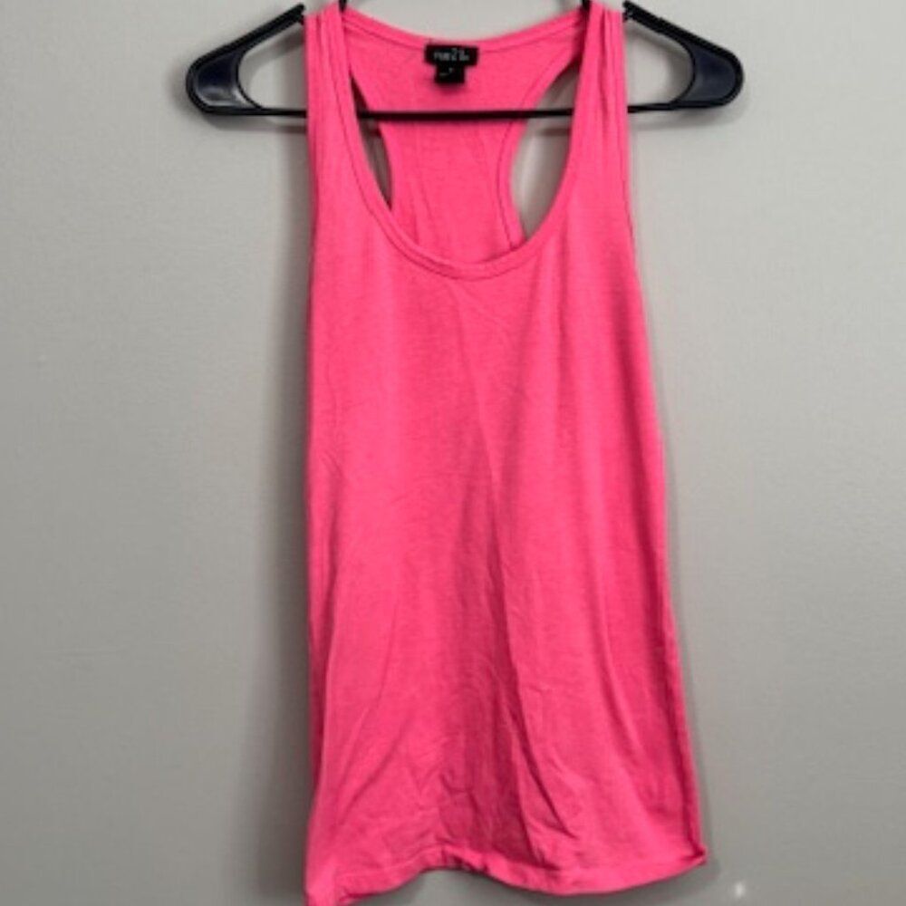 USED Woman's Rue21 No Sleeve Tank Top Color Pink Size Small